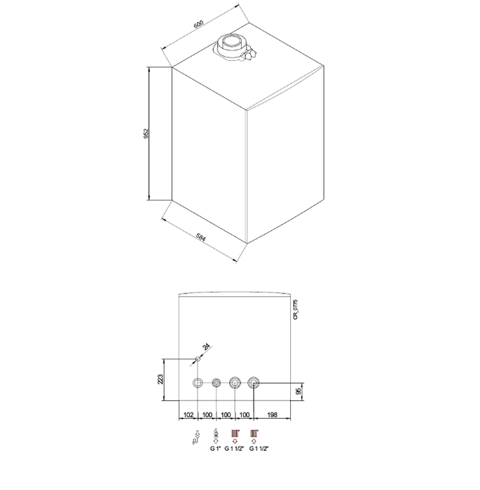 Baxi LUNA DUO-TEC MP 1.99 настенный газовый котел