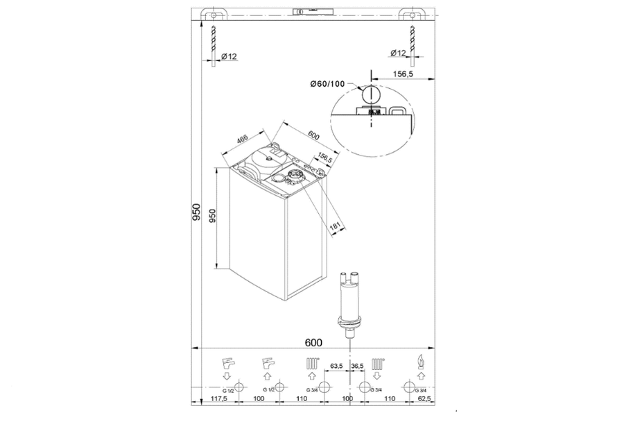 Baxi NUVOLA DUO-TEC+ 24 GA настенный газовый котел