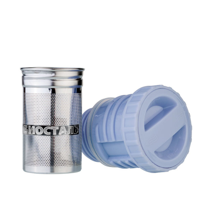 Biostal (1 литр) пробка с ситечком (стальной) (NB-1000Z) термос