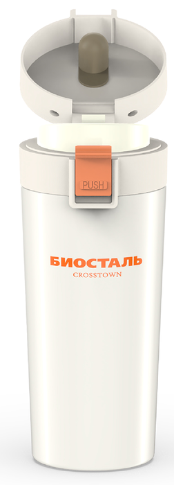 Biostal Crosstown (0,4 л) белая (NMT-400W) термос