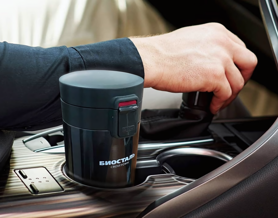 Biostal Crosstown (0,4 л) стальная (NMT-400V) термос