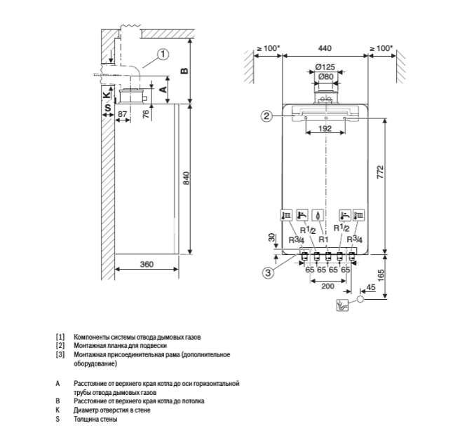 Bosch GC7000iW 30/35 C настенный газовый котел