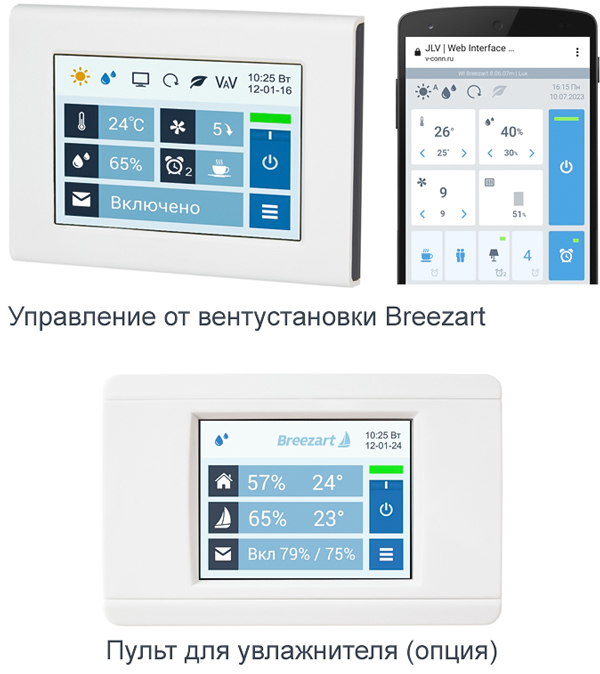 Breezart 130 Humi VP промышленный увлажнитель воздуха