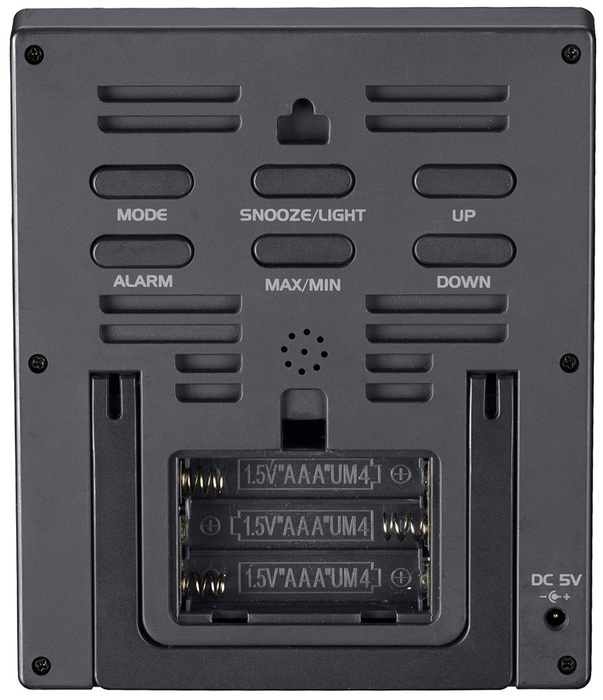 Bresser ClimaTemp Hygro Quadro с тремя датчиками, серый барометр