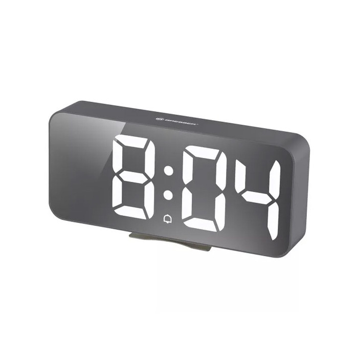 Bresser MyTime Echo FXL, серые проекционные часы