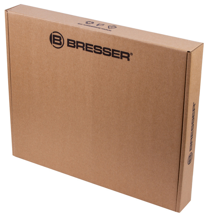 Bresser MyTime io NX Thermo/Hygro, 30 см, зеленые проекционные часы