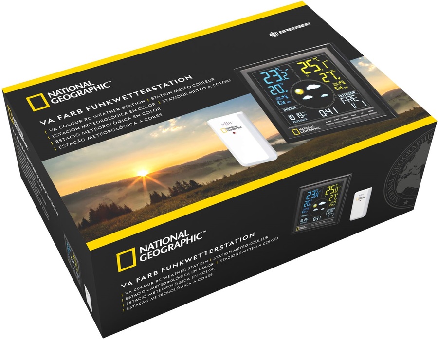 Bresser National Geographic Цветная цифровая метеостанция