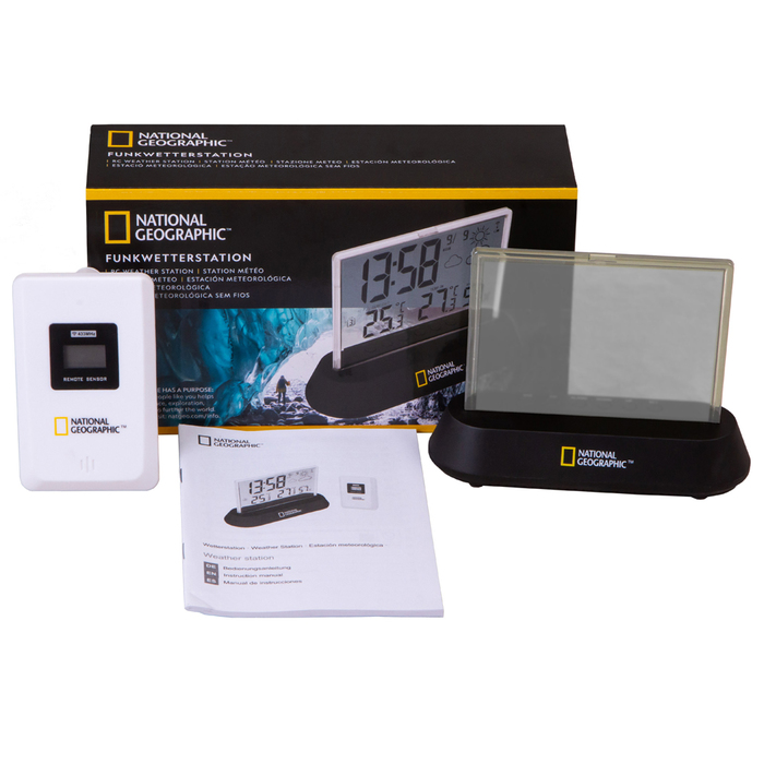 Bresser National Geographic с прозрачным корпусом (74622) цифровая метеостанция