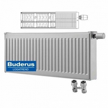 Buderus Радиатор VK-Profil 33/400/1200, re (18) (C) стальной панельный радиатор Тип 33