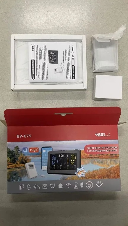 BVItech BV-679BTW с TUYA проекционные часы
