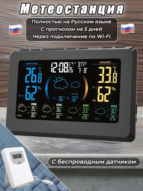 BVItech BV-679BTW с TUYA проекционные часы
