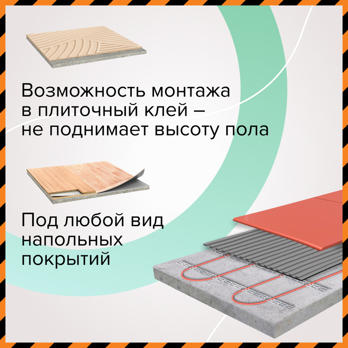 Caleo Cable 15W-75 PRO нагревательный кабель 8 м<sup>2</sup>