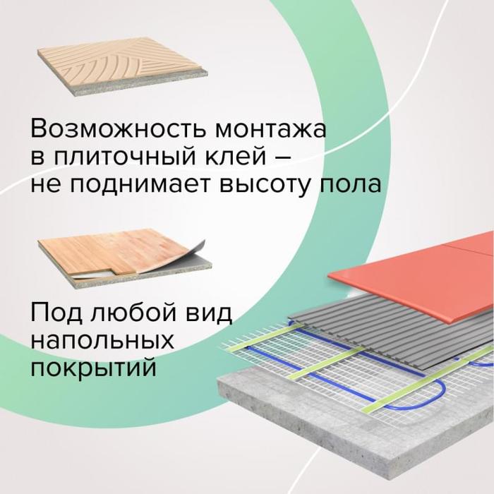Caleo Cable 17W-59 нагревательный кабель 10 м<sup>2</sup>