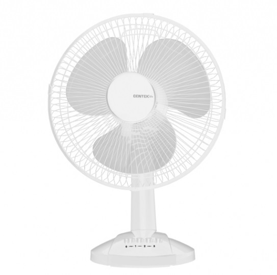 Centek CT-5007 White настольный вентилятор