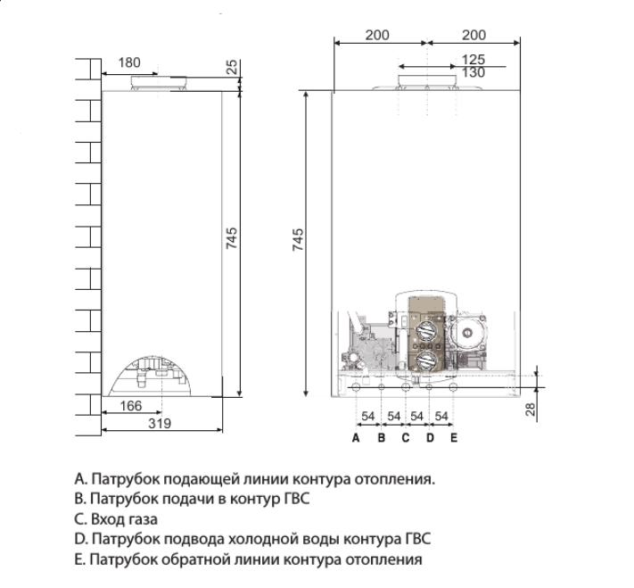 Chaffoteaux PIGMA ADVANCE 25 настенный газовый котел