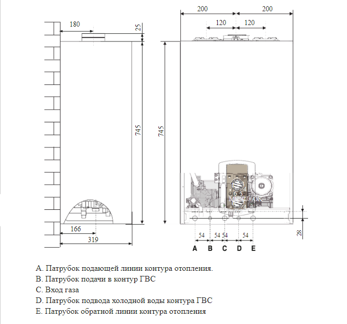 Chaffoteaux PIGMA ADVANCE 30 настенный газовый котел