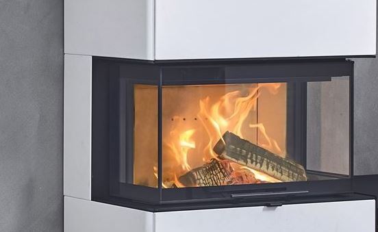 Contura i51A, артстоун, белый печь-камин