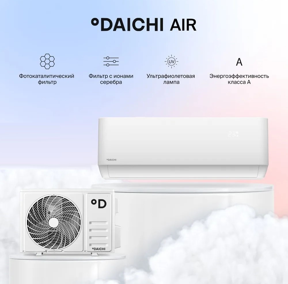 Daichi AIR20AVQ1R/AIR20FV1R настенный кондиционер