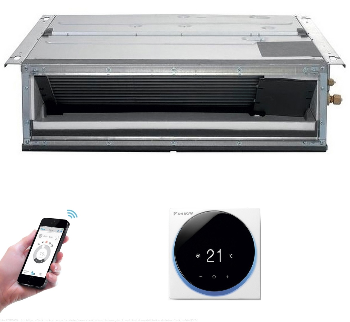 Daikin FDXM60F9/RZAG60B/-40 канальный кондиционер