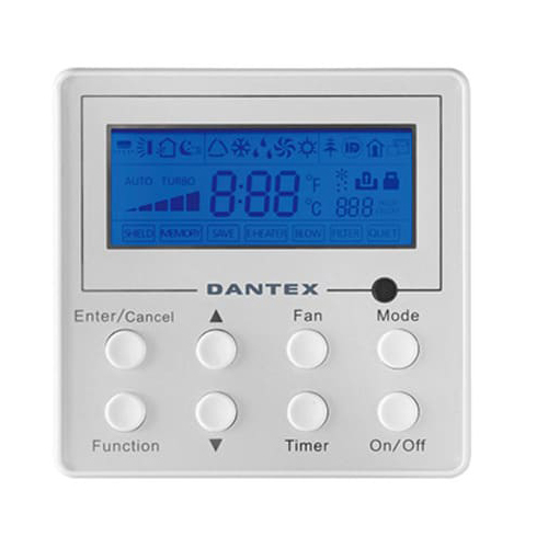 Dantex RK-24HG3NE-W/RK-24UHG3N на обогрев кассетный кондиционер