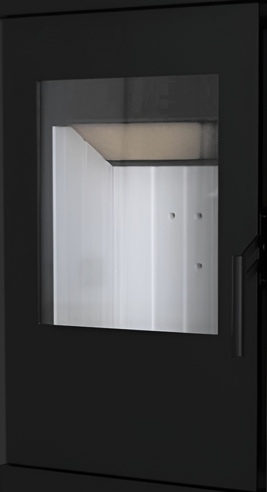 DEFRO HOME CUBE mini, 6,6кВт, черная сталь дровяная печь