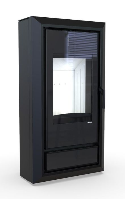 DEFRO HOME IGNIS, черная сталь дровяная печь