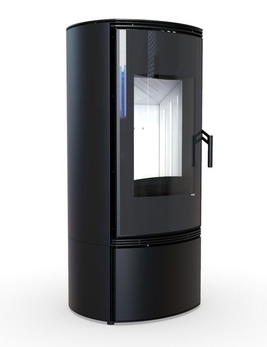 DEFRO HOME ORBIS, черная сталь дровяная печь