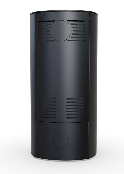 DEFRO HOME ORBIS, черная сталь дровяная печь