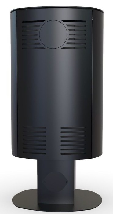 DEFRO HOME ORBIS TOP, белая сталь дровяная печь