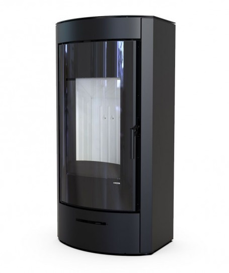 DEFRO HOME ORTI, черная сталь дровяная печь
