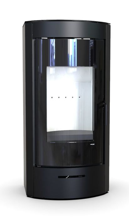 DEFRO HOME ORTI, черная сталь дровяная печь