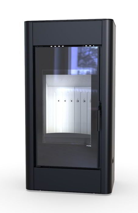 DEFRO HOME SOLUM, черная сталь дровяная печь