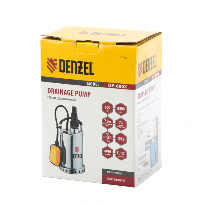 DENZEL DP600X (97220) дренажный насос