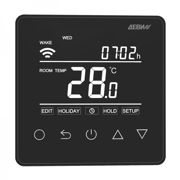 ДЕВИ Prime c Wi-Fi, с комбинацией датчиков, черный, 16А терморегулятор