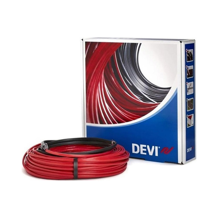 ДЕВИ DEVIflex 10T 1220 Вт 120 м нагревательный кабель 8 м&lt;sup&gt;2&lt;/sup&gt;