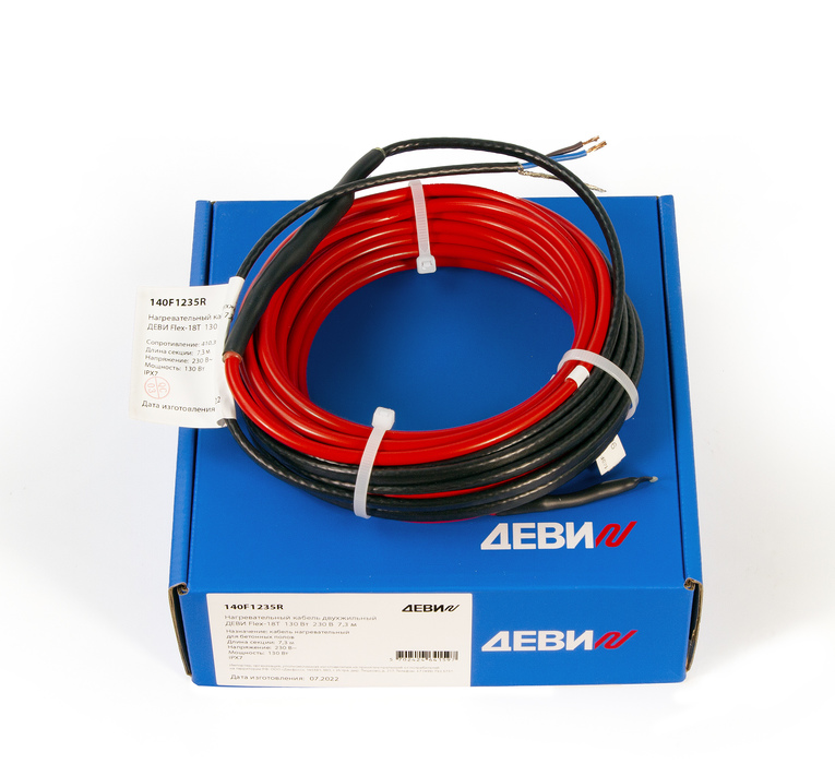 ДЕВИ Flex-18T 130 Вт 7,3 м антиобледенение