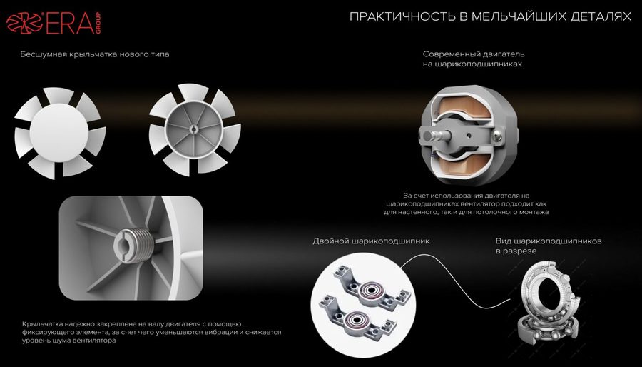 DiCiTi AEON D125 обр.клапан MRH вытяжка для ванной
