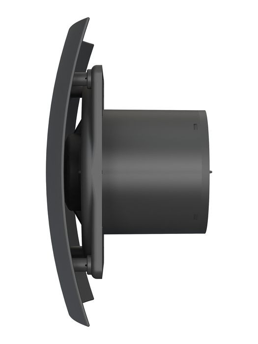 DiCiTi BREEZE 4C Matt black вытяжка для ванной диаметр 100 мм