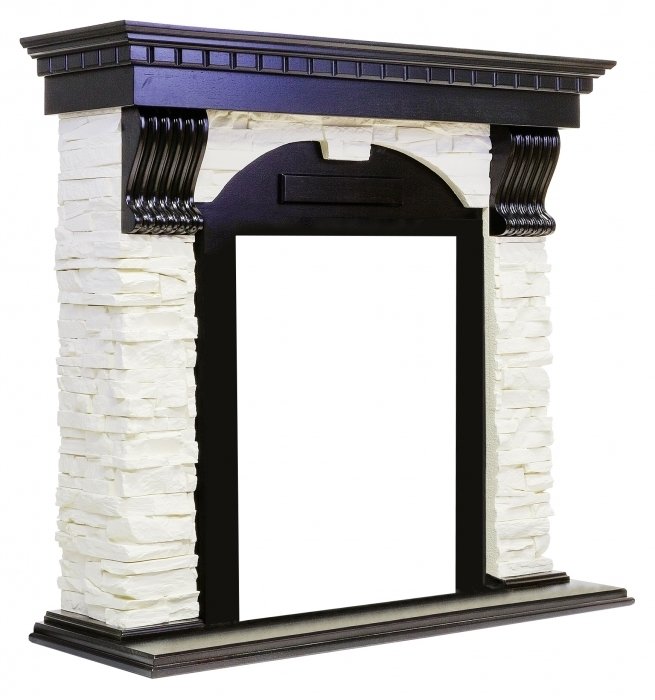 Dimplex Dublin арочный сланец белый (Венге) классический портал для камина