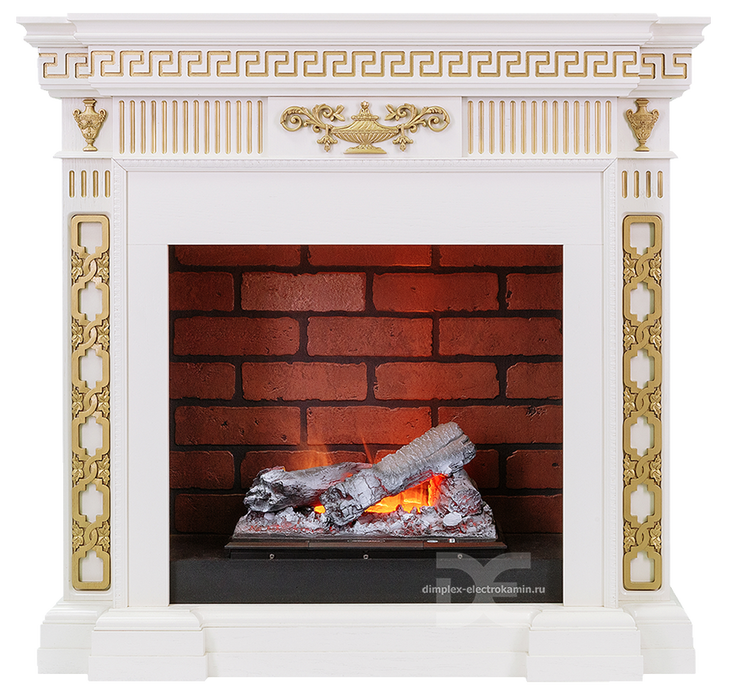 Dimplex Greece (Cassette 400) электрокамин с классическим очагом 3D