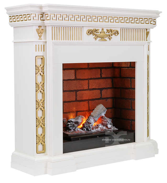 Dimplex Greece (Cassette 400) электрокамин с классическим очагом 3D