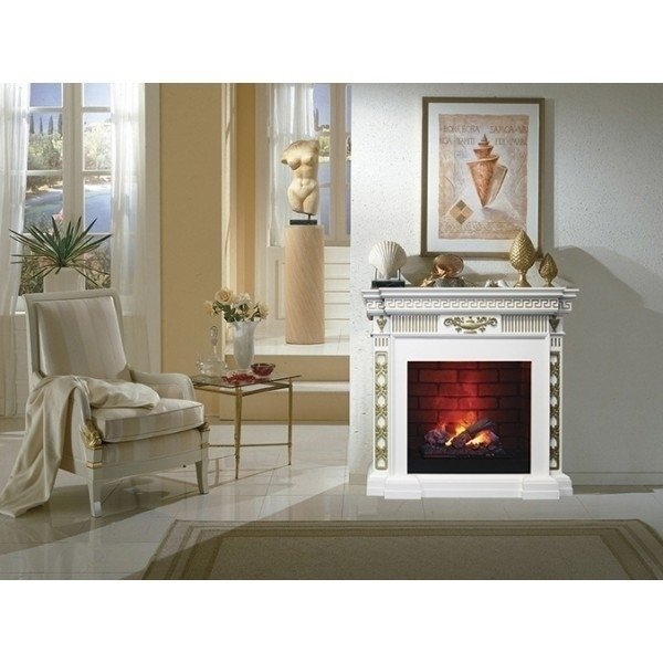 Dimplex Greece (Cassette 400) электрокамин с классическим очагом 3D