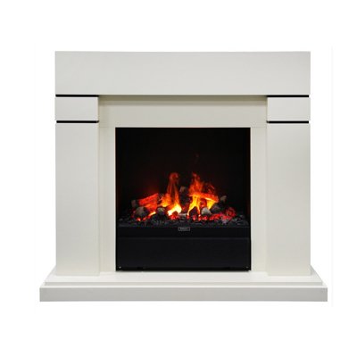 Dimplex Lindos [Линдос] Алебастр с очагом Symphony 26 DF2608-EU электрокамин с широким очагом 2D