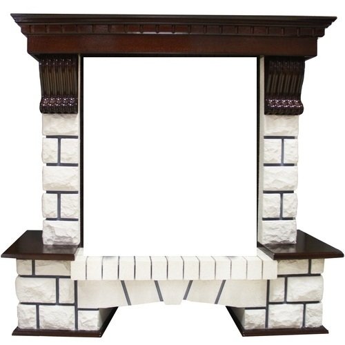 Dimplex Pierre Luxe белый (для классика Opti-Myst, Optiflame) классический портал для камина