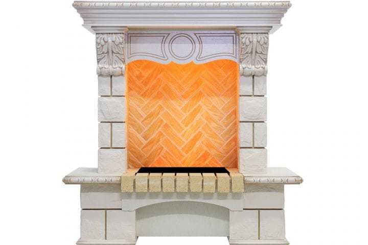 Dimplex Pierre Luxe (Cassete 400) Ivory классический портал для камина