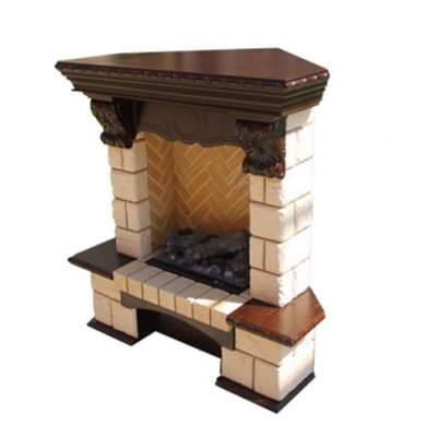 Dimplex Pierre Luxe угл. (Cassete 600) Темный дуб с очагом Cassete 600 из натурального камня угловой электрический камин