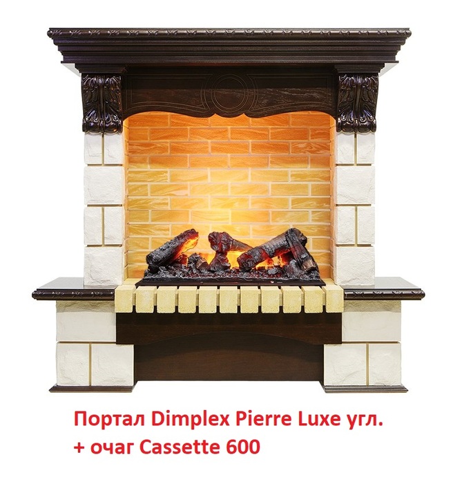 Dimplex Pierre Luxe угл. (для Cassete 600) угловой широкий портал