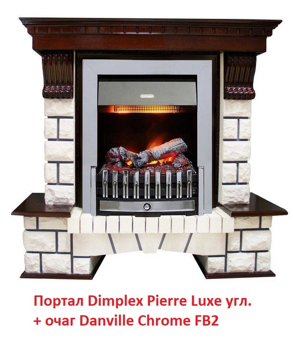 Dimplex Pierre Luxe угл. (для классика Opti-Myst, Optiflame) угловой классический портал