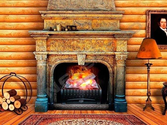 Dimplex Rothesay на ножках электрокамин без портала