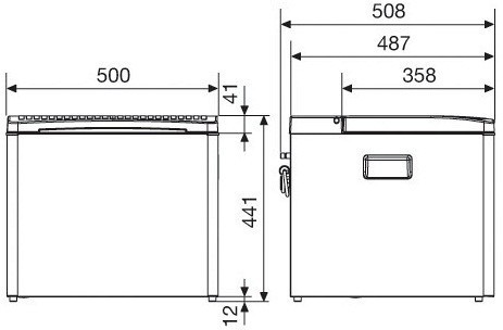 Dometic RC-1200 абсорбционный холодильник